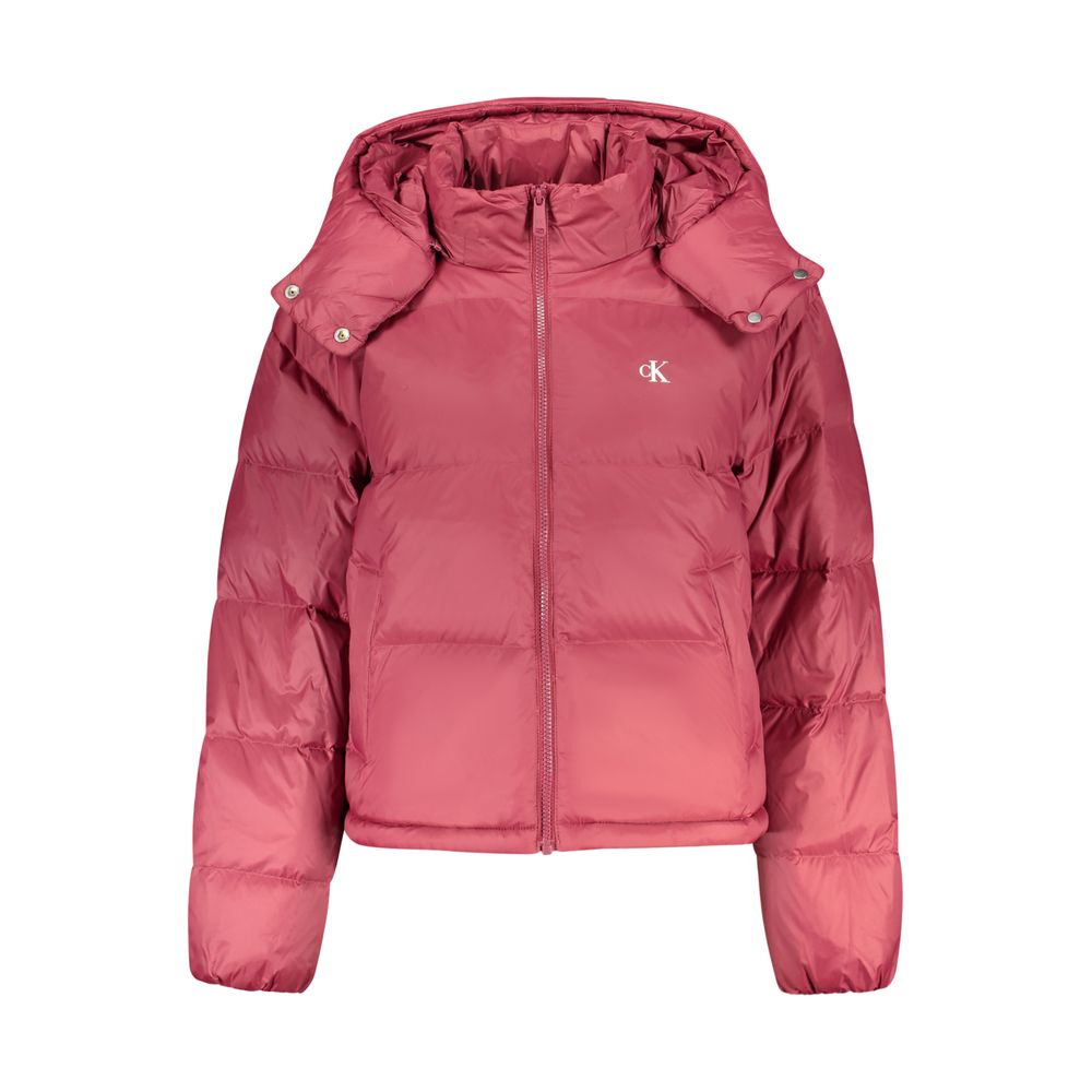 Calvin Klein Jacke aus Nylon in Rot