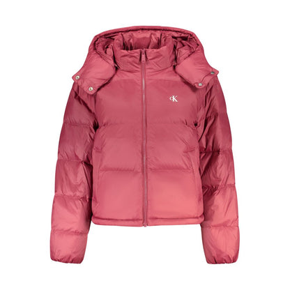 Calvin Klein Jacke aus Nylon in Rot
