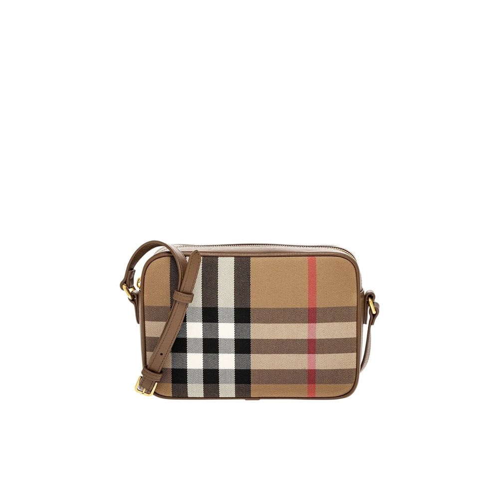 Burberry Braune Leder-Schultertasche