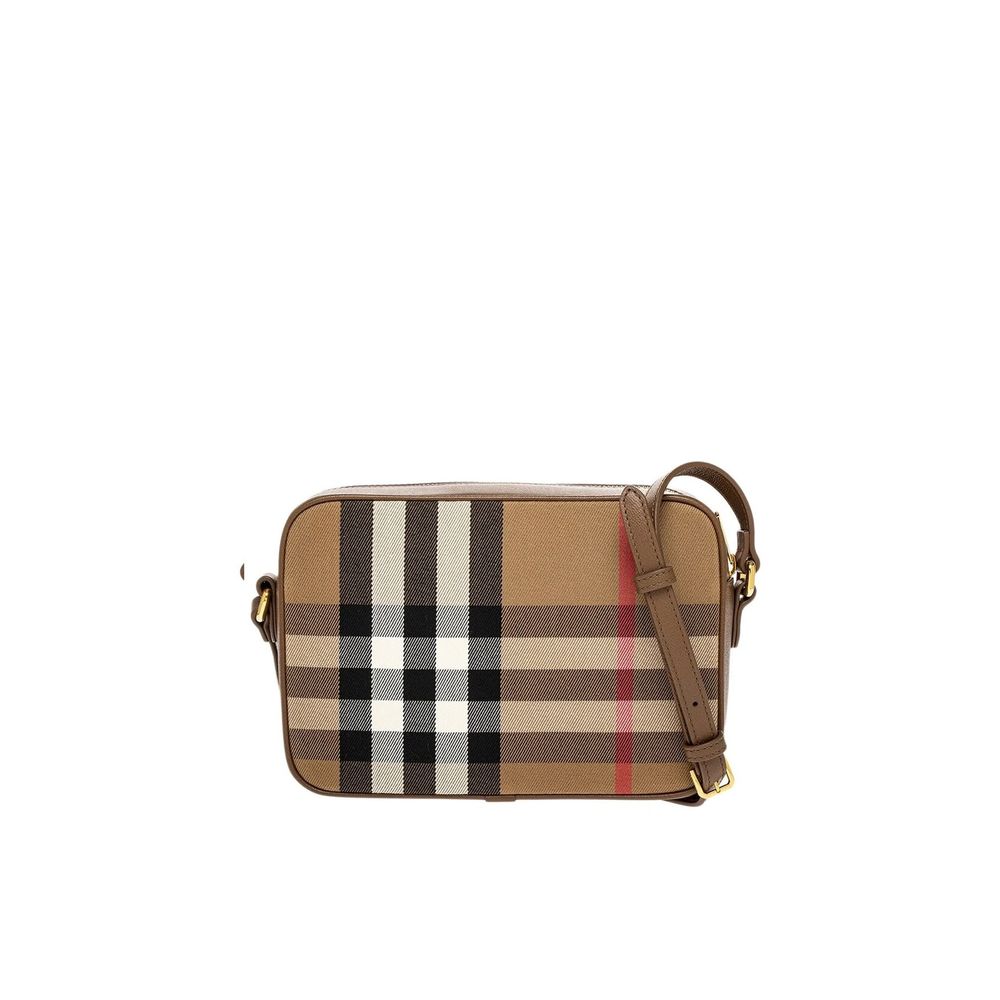 Burberry Braune Leder-Schultertasche
