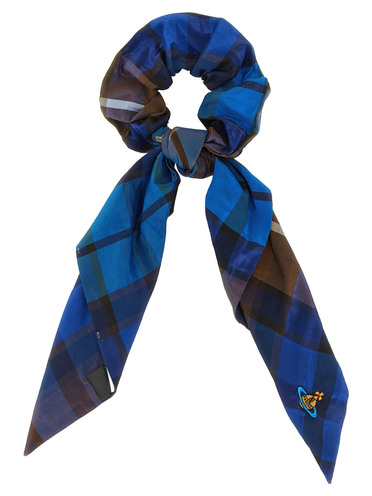 Vivienne Westwood Scrunchie Blu Fraser Tartan