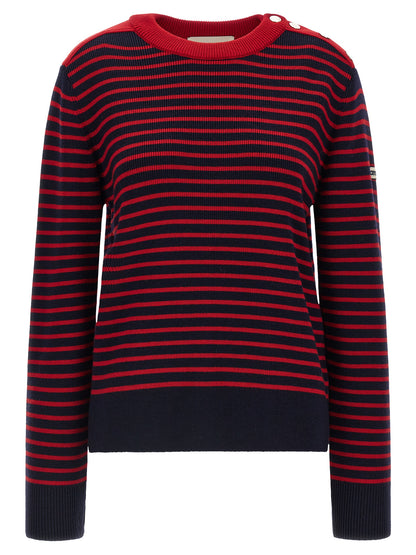 Ami Paris Maglione Blu in Lana