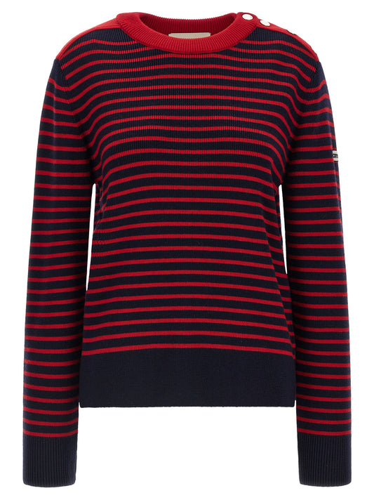 Ami Paris Blauer Wollpullover