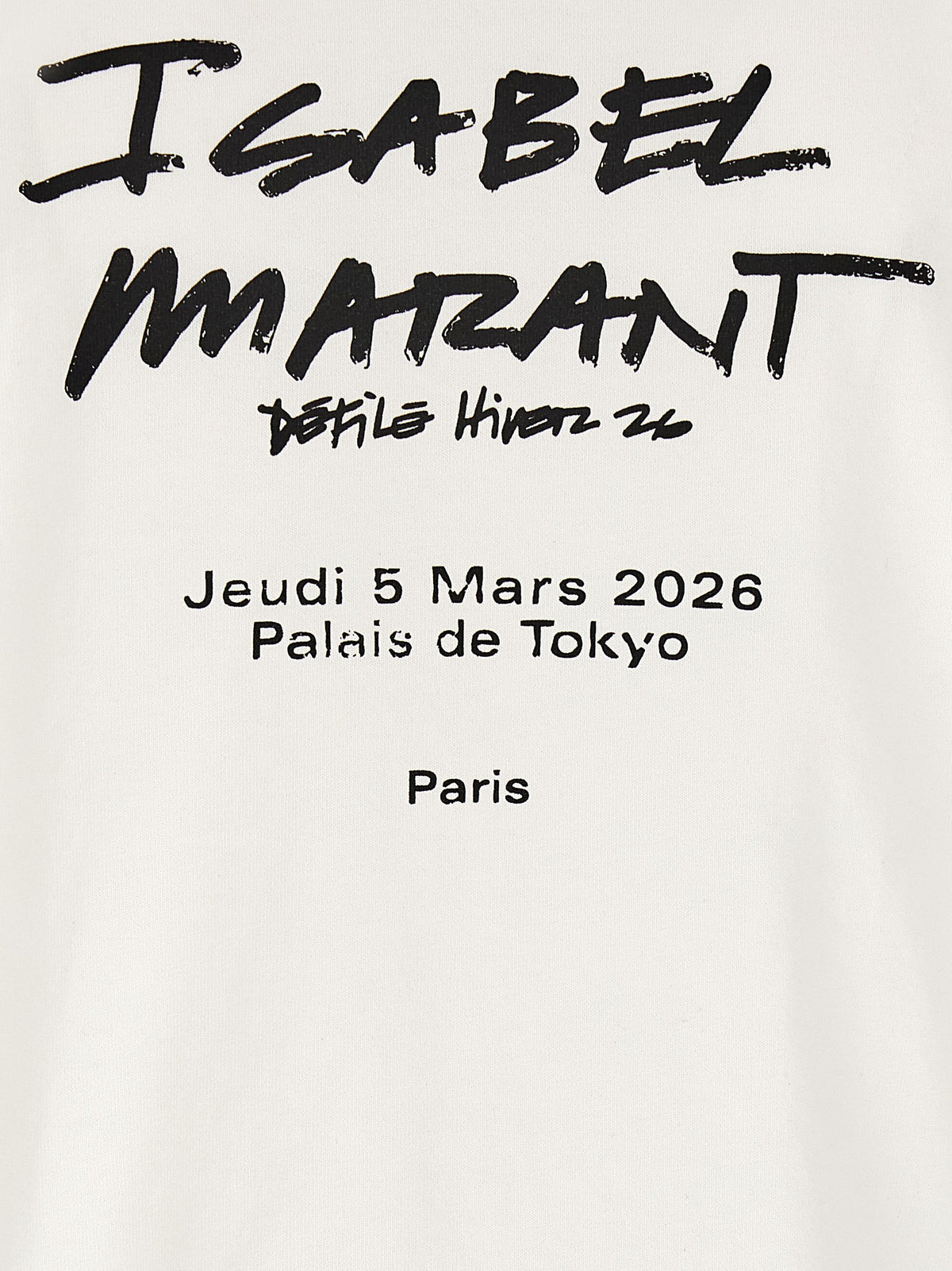 Isabel Marant T-Shirt Zewel Bianca in Cotone