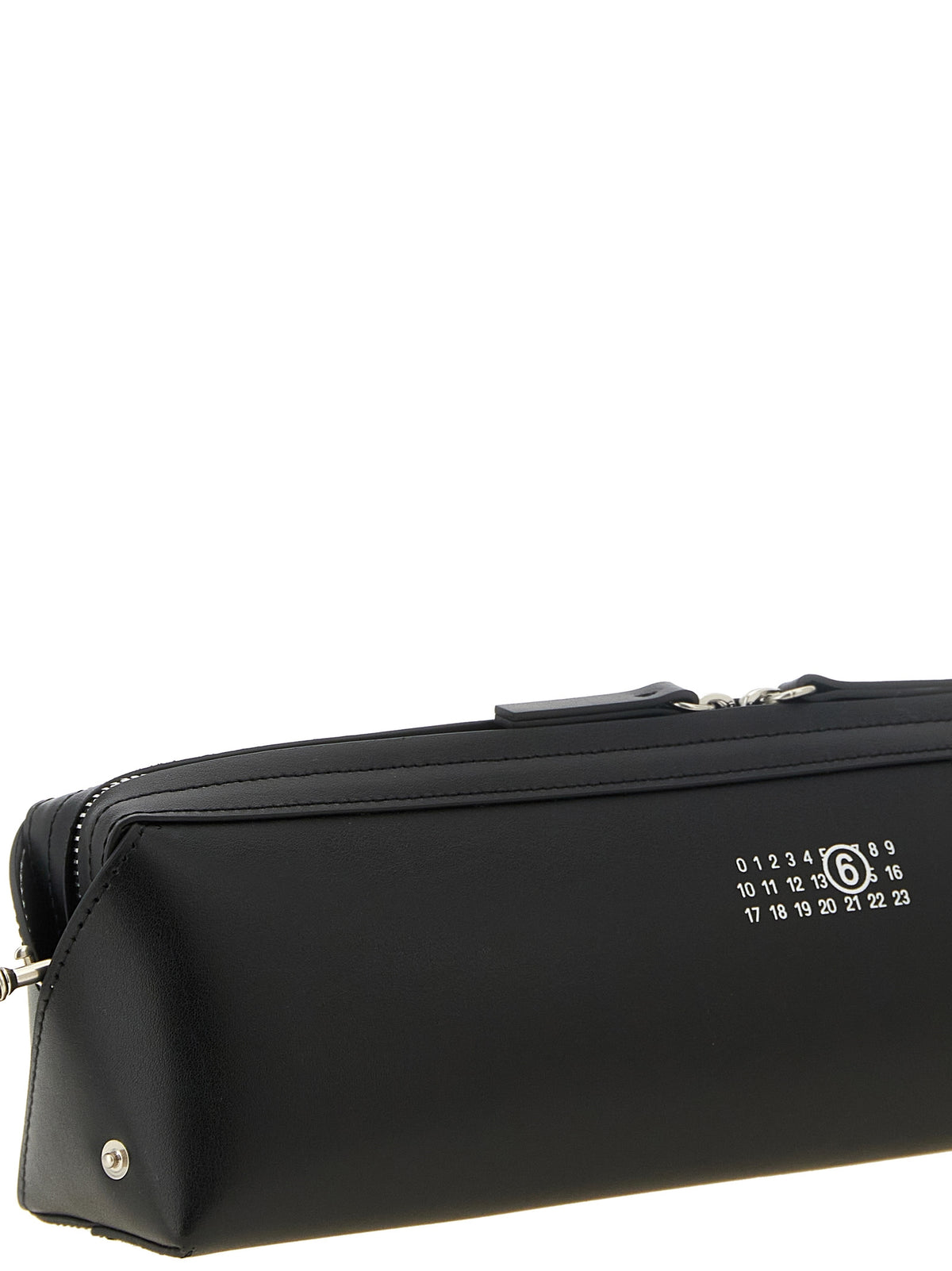 MM6 Maison Margiela Clutch Nera in Pelle