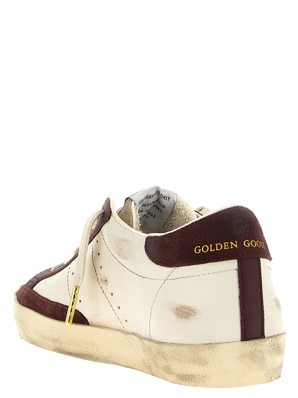 Golden Goose Sneaker Super-Star Bordeaux in Pelle
