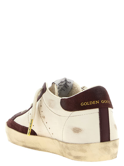 Golden Goose Sneaker Super-Star Bordeaux in Pelle