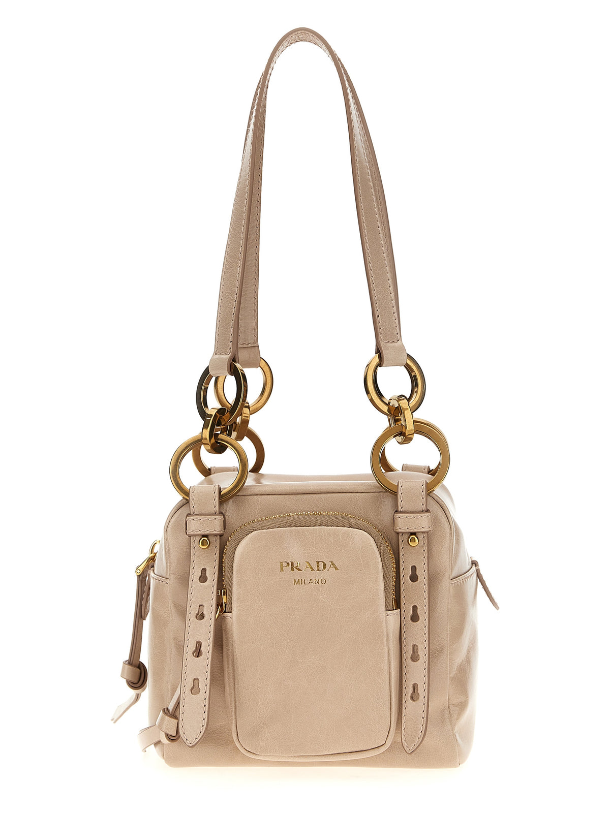 Prada Borsa Multicolore in Pelle di Vitello