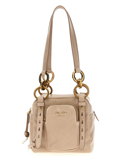 Prada Borsa Multicolore in Pelle di Vitello