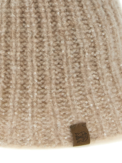 Brunello Cucinelli Accessoire aus Leder in Beige