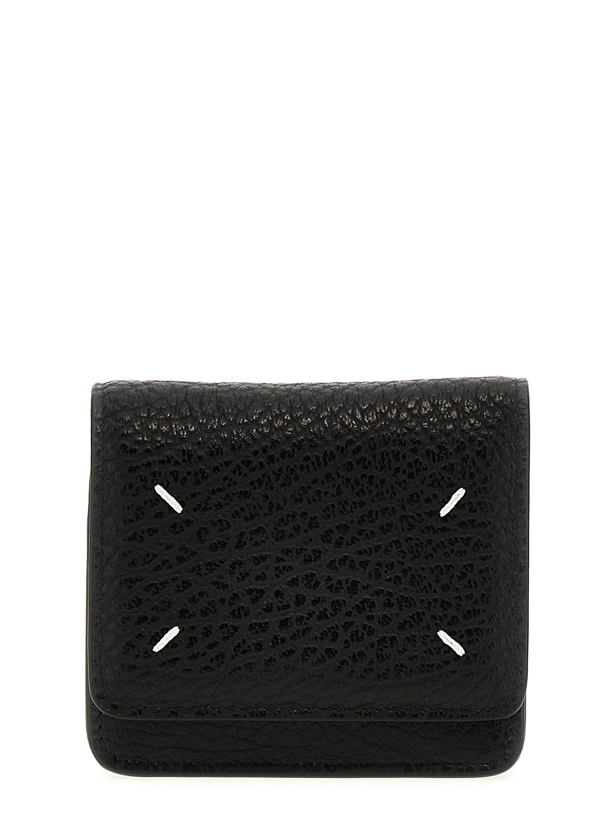 Maison Margiela Portacarte Nero in Pelle di Vitello