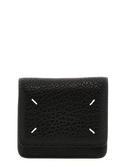 Maison Margiela Portacarte Nero in Pelle di Vitello