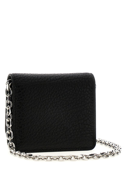 Maison Margiela Portacarte Nero in Pelle di Vitello
