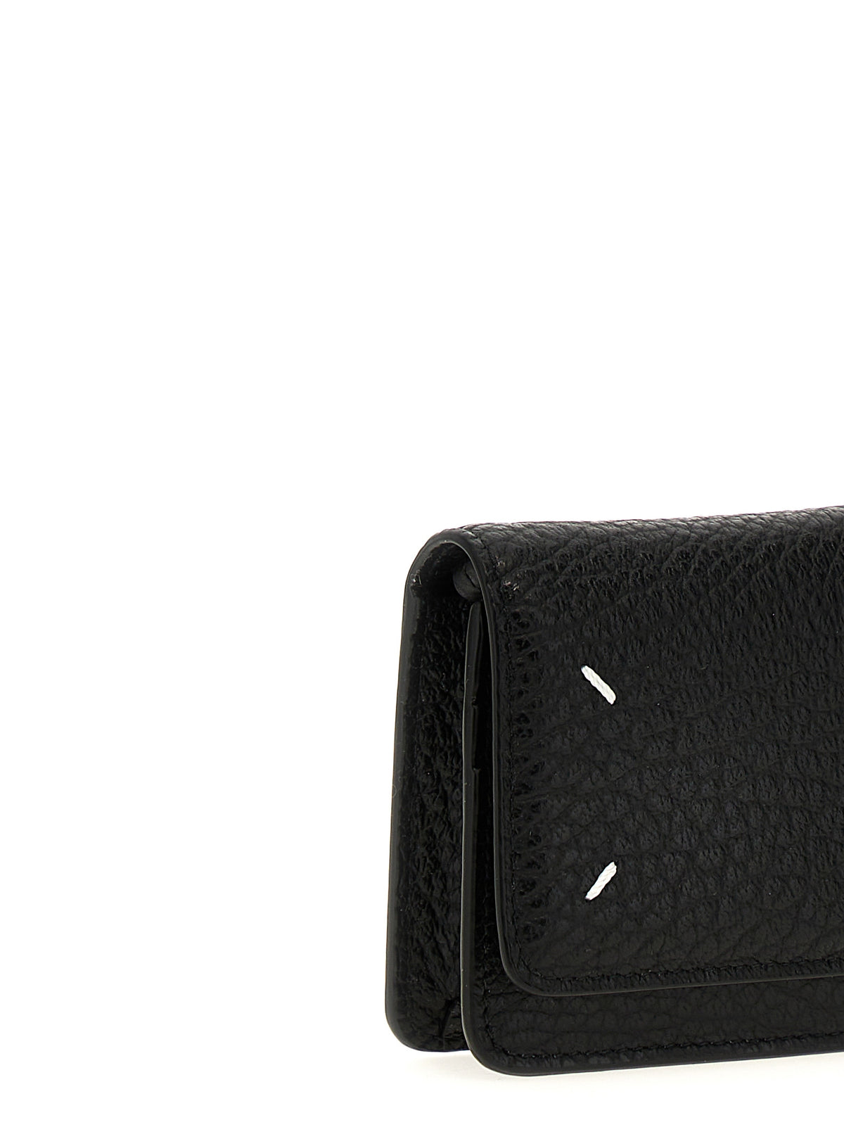Maison Margiela Portacarte Nero in Pelle di Vitello