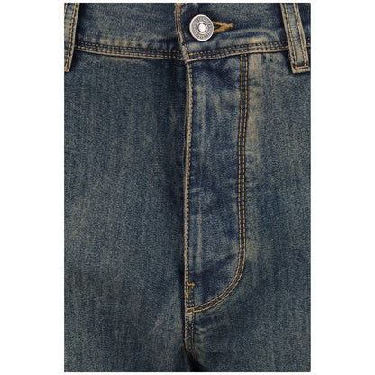 Fendi Jeans Blu in Denim di Cotone