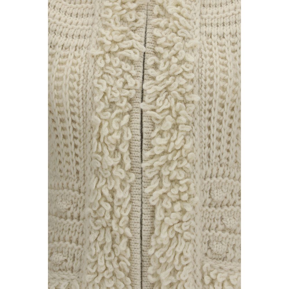 Fendi Jacke aus Wolle in Weiß
