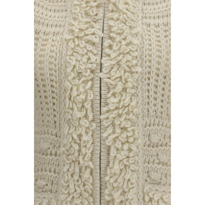 Fendi Jacke aus Wolle in Weiß
