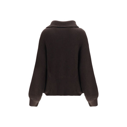 Brunello Cucinelli Brauner Kaschmir-Strickjacke