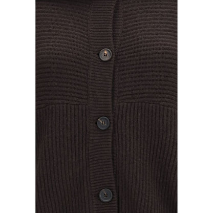 Brunello Cucinelli Brauner Kaschmir-Strickjacke