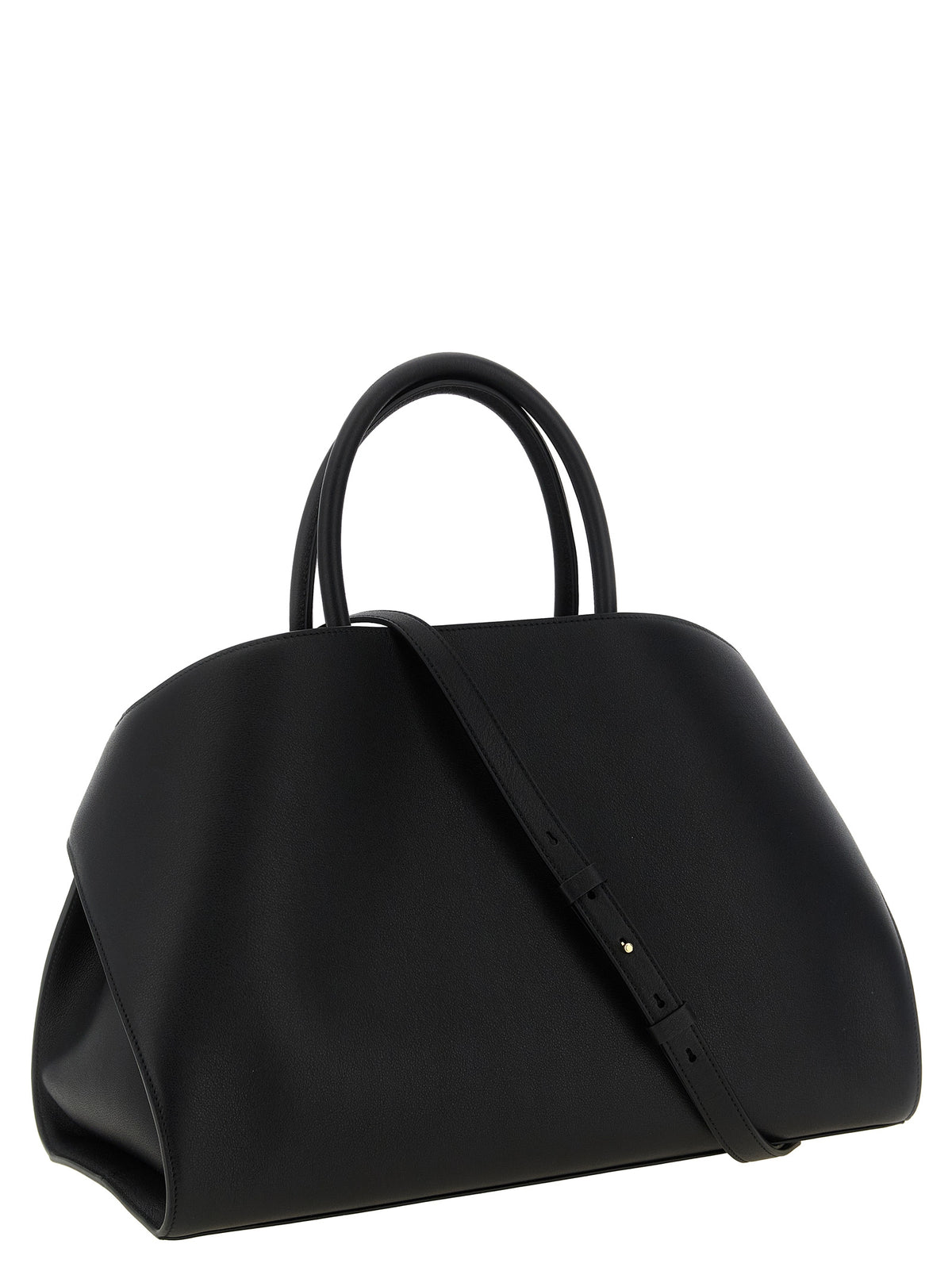 Ferragamo Borsa Nera in Pelle di Vitello