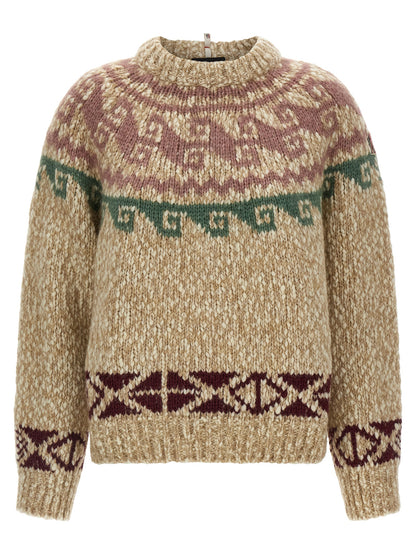 Moncler Grenoble Beige Wollstrickjacke – Produktansicht 1 | Arca Lucia