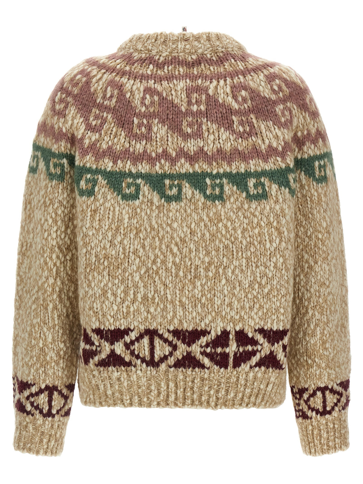 Moncler Grenoble Beige Wollstrickjacke – Produktansicht 2 | Arca Lucia
