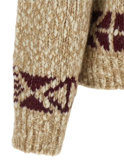 Moncler Grenoble Beige Wollstrickjacke – Produktansicht 4 | Arca Lucia