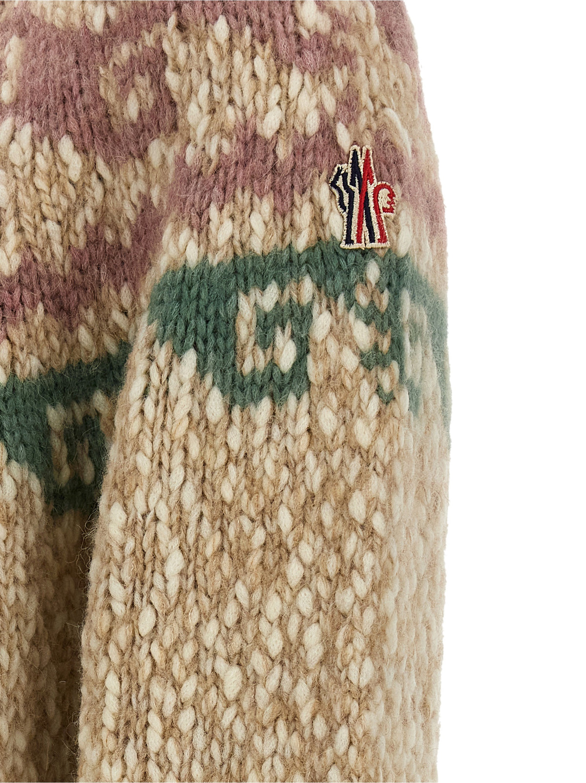 Moncler Grenoble Beige Wollstrickjacke – Produktansicht 5 | Arca Lucia