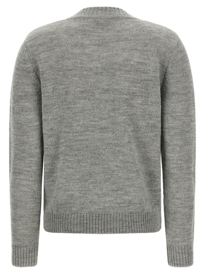 Weekend Max Mara Maglione Grigio in Alpaca e Lana