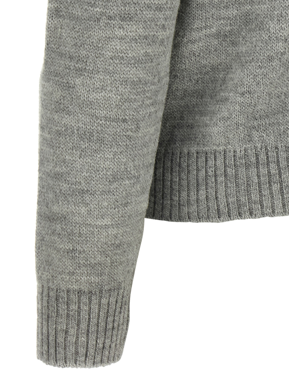 Weekend Max Mara Maglione Grigio in Alpaca e Lana