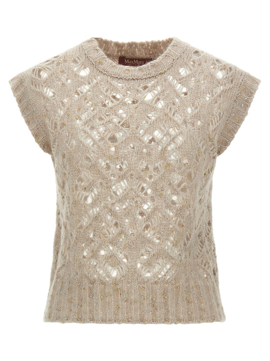 Max Mara Beige Alpaka-Weste