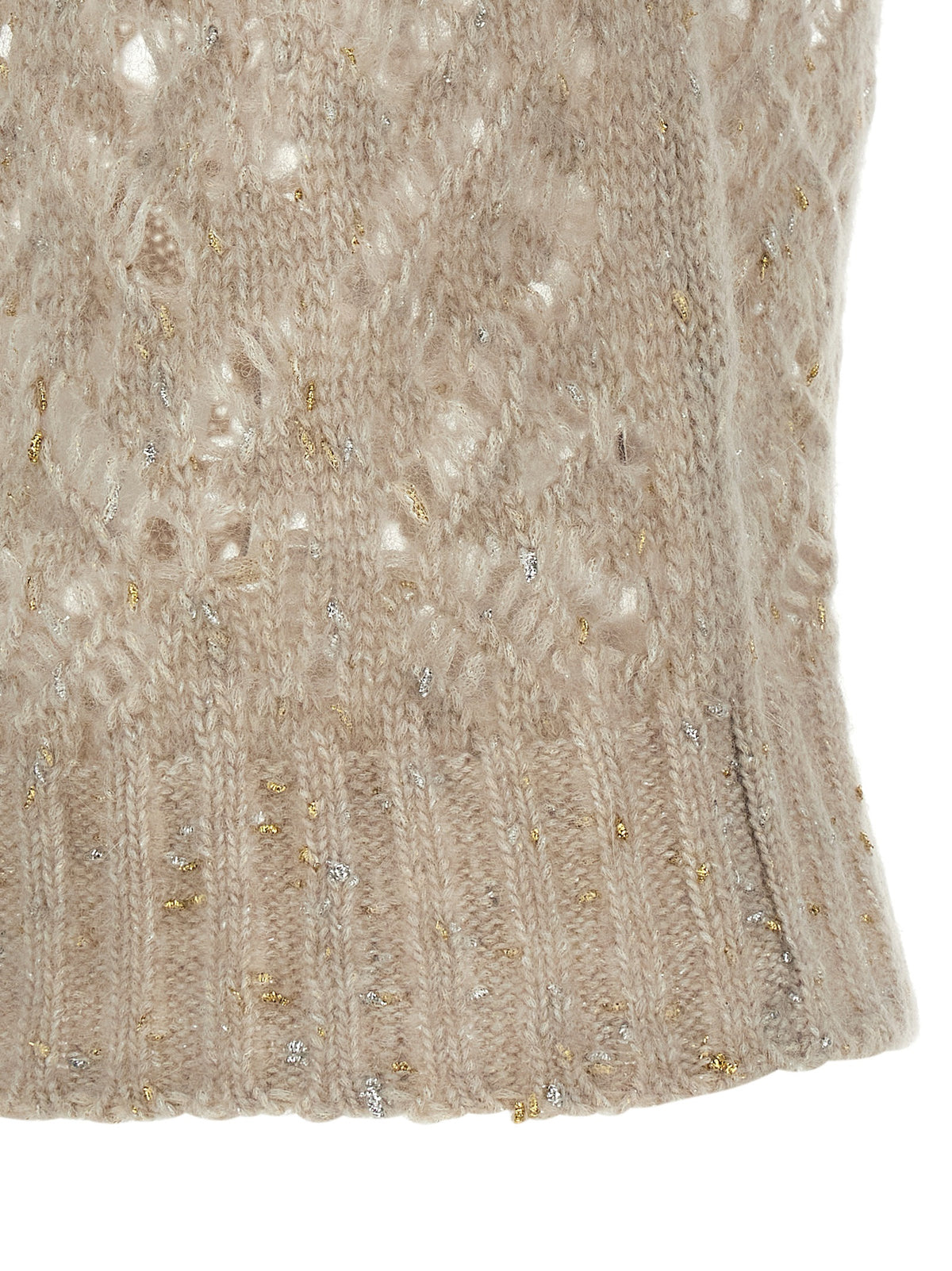Max Mara Gilet Beige in Alpaca