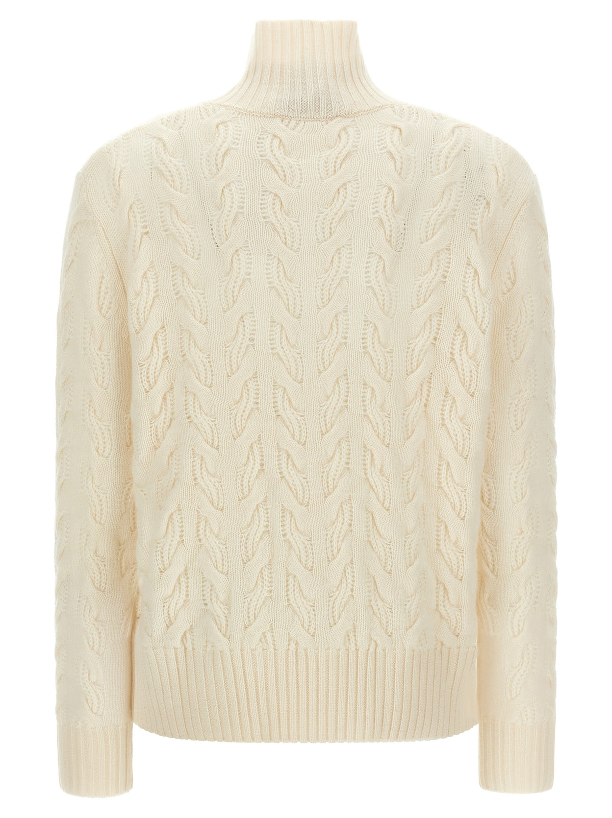 Max Mara Cardigan Bianco in Lana
