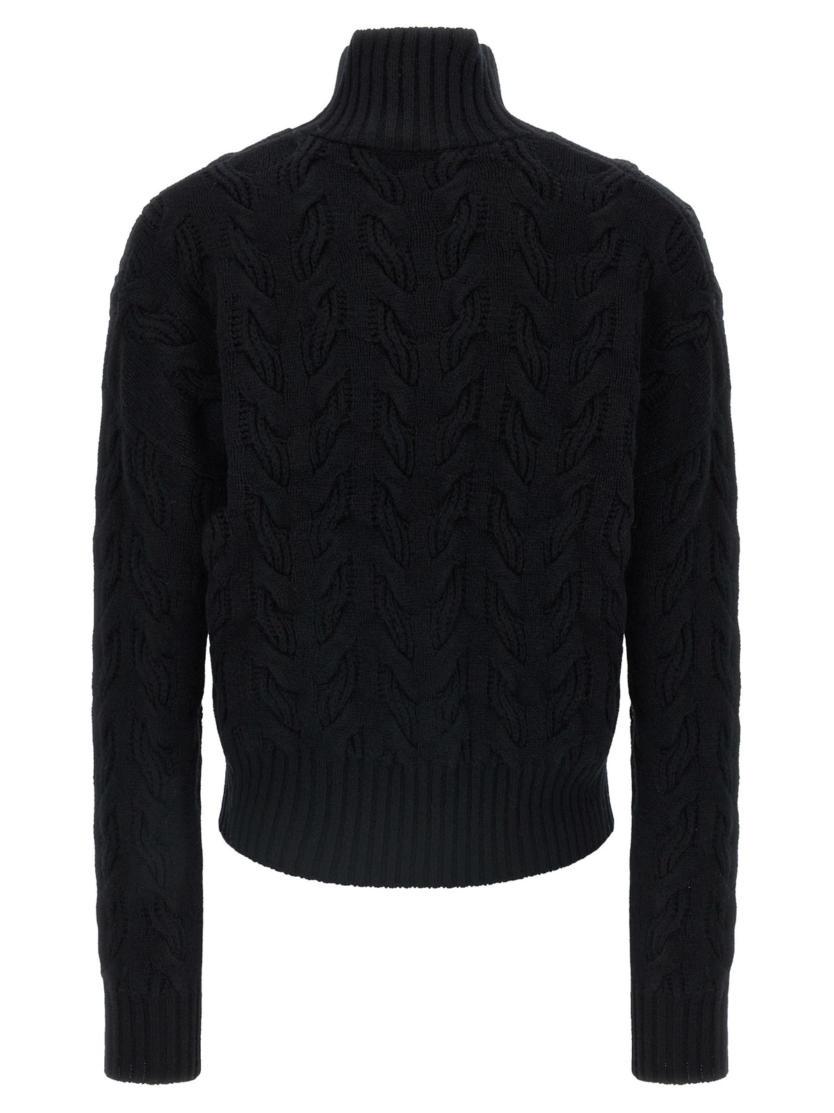 Max Mara Cardigan Nero in Lana