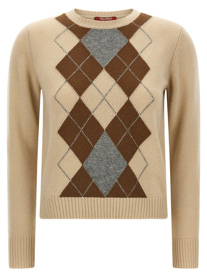 Max Mara Cardigan Beige in Lana