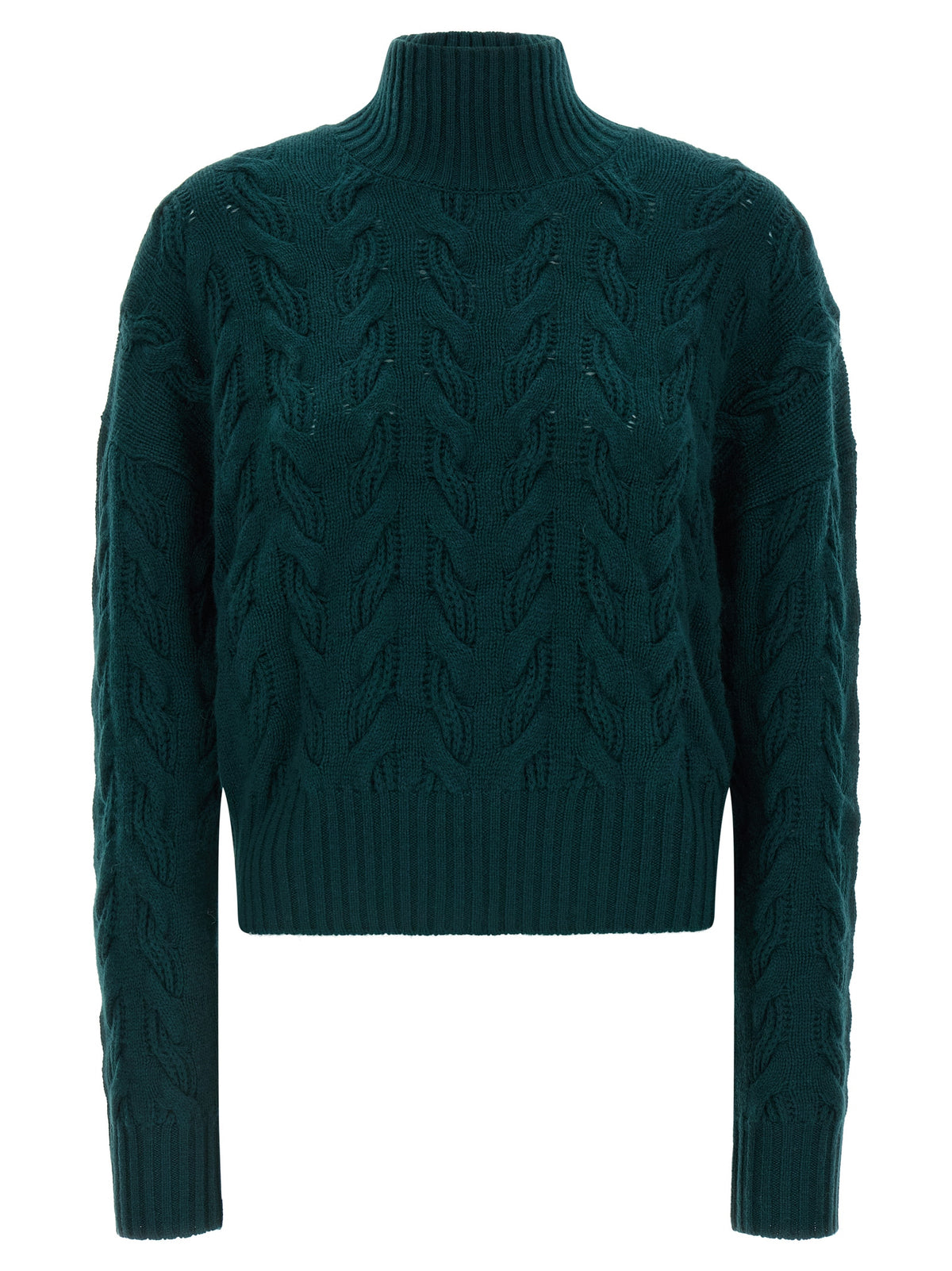 Max Mara Cardigan Bicolore in Lana