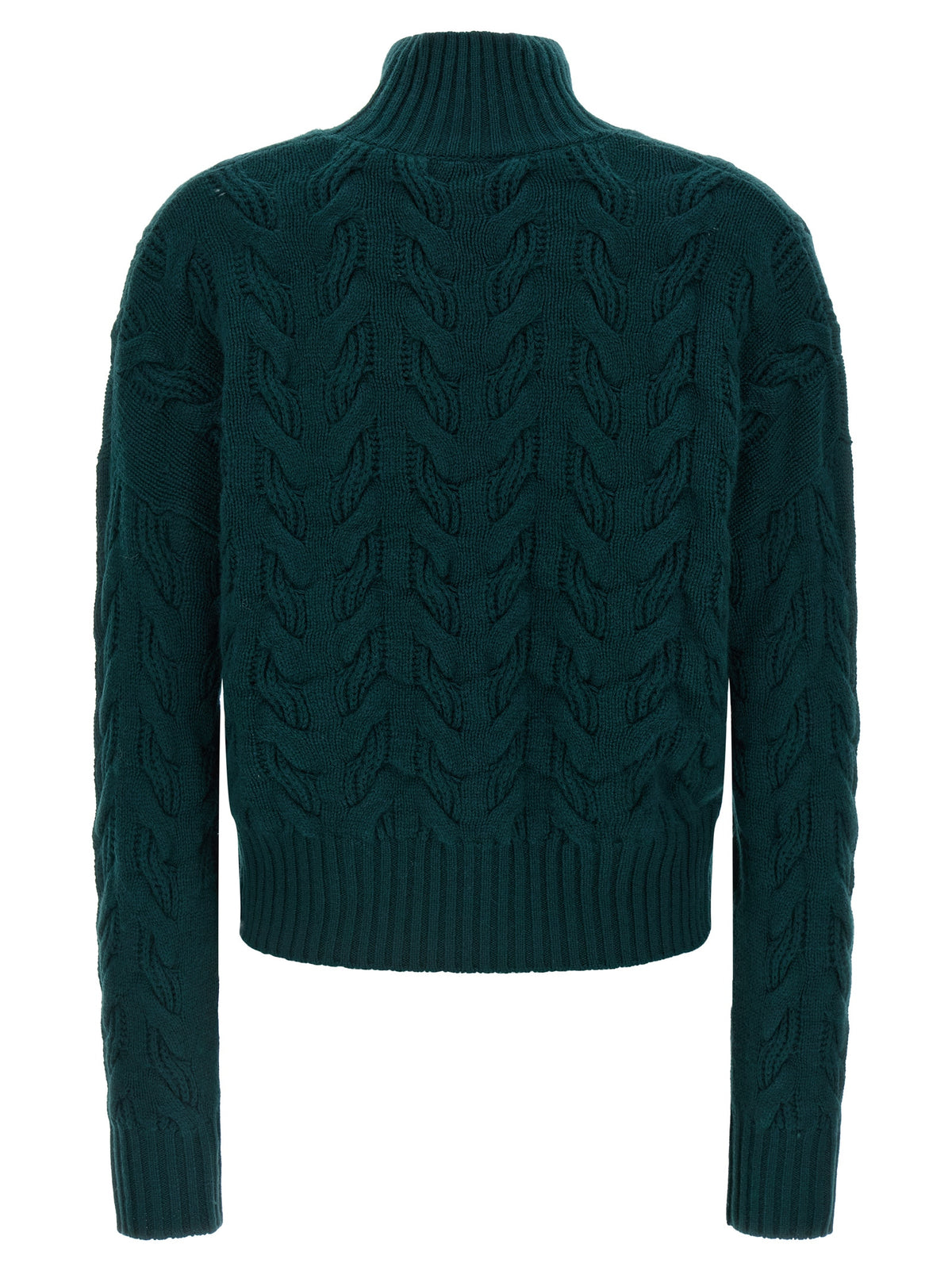 Max Mara Cardigan Bicolore in Lana