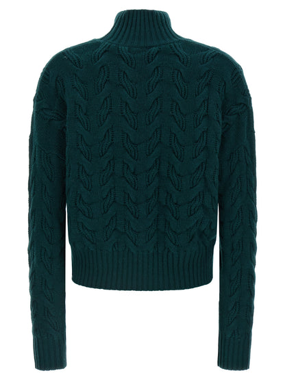 Max Mara Cardigan Bicolore in Lana