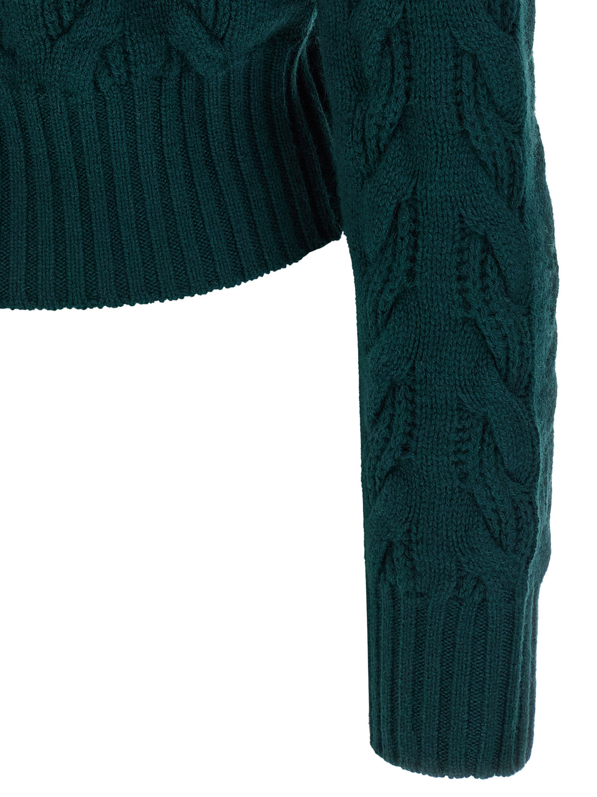 Max Mara Cardigan Bicolore in Lana
