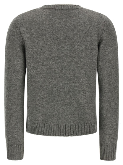 Max Mara Cardigan Grigio in Lana