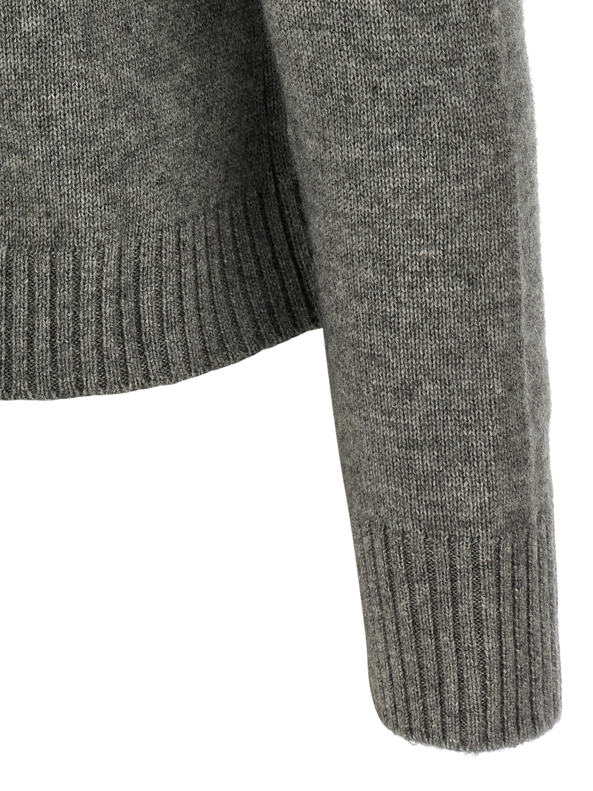 Max Mara Cardigan Grigio in Lana