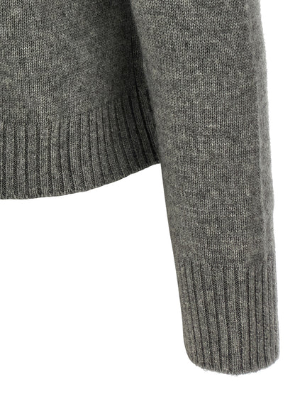 Max Mara Cardigan Grigio in Lana