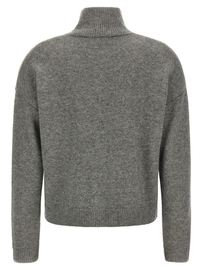Max Mara Cardigan Grigio in Lana