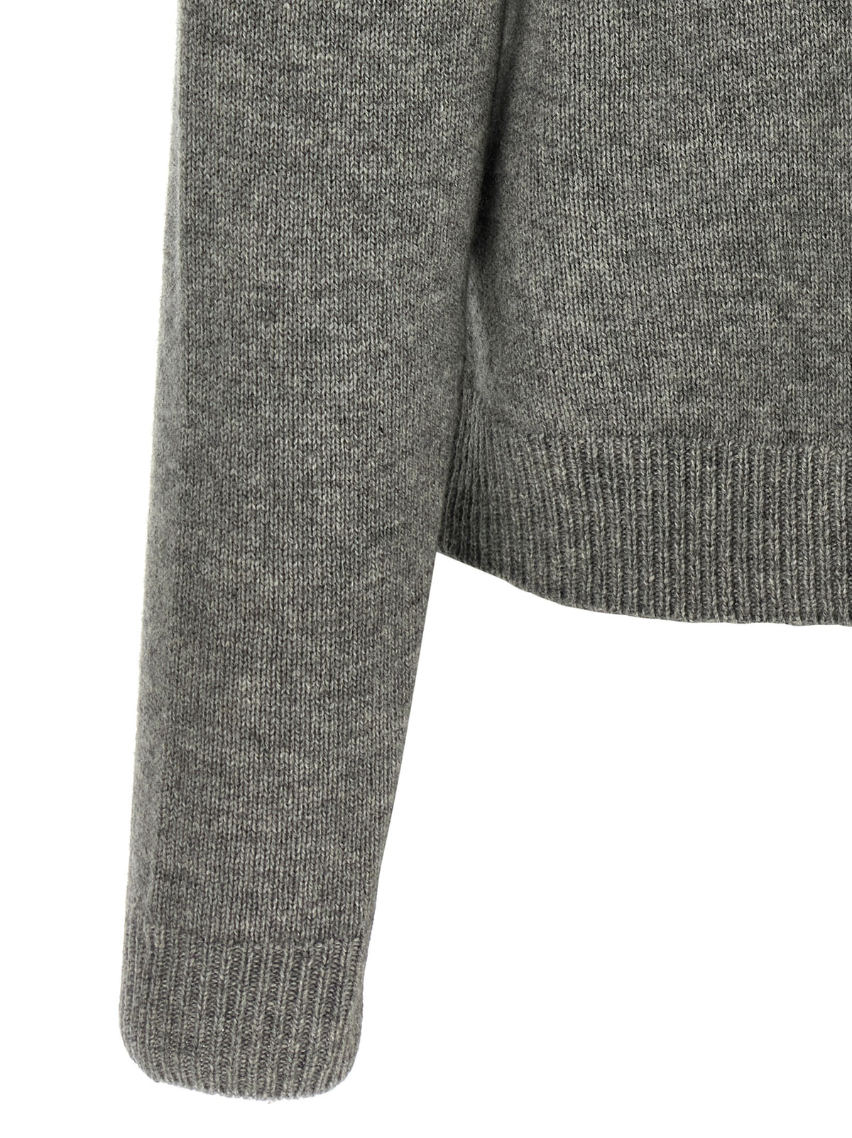 Max Mara Cardigan Grigio in Lana
