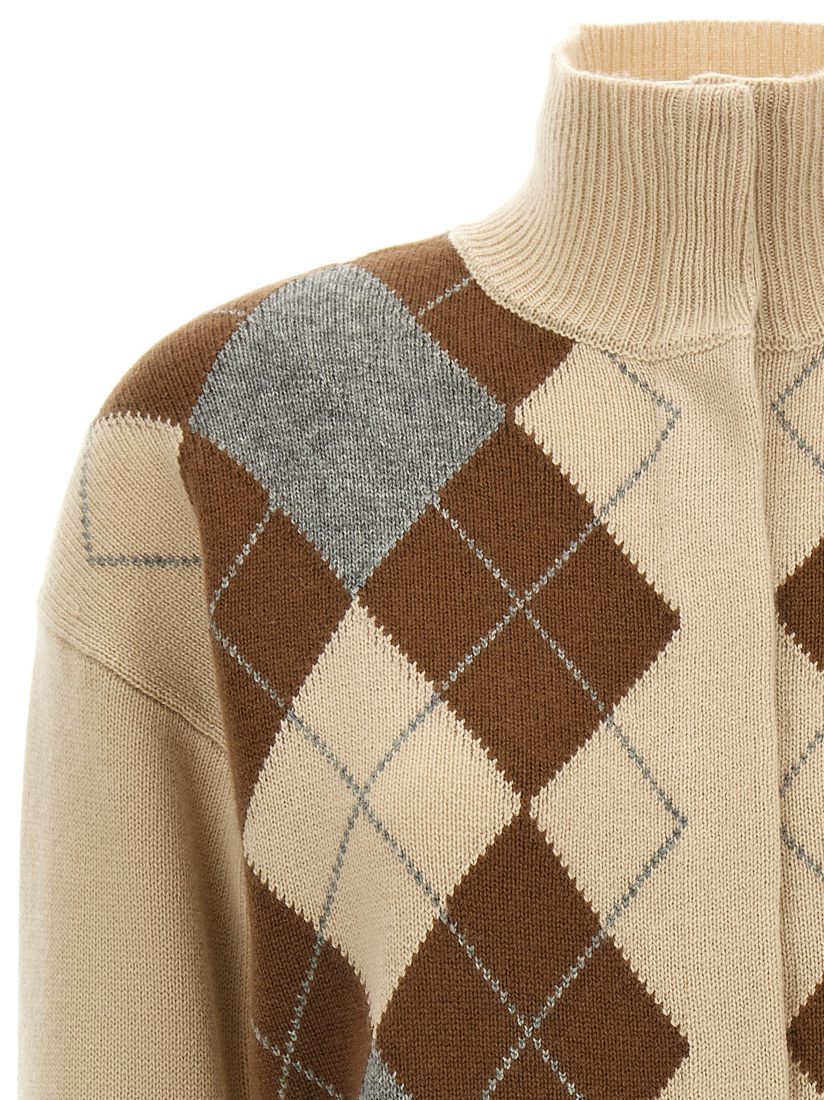 Max Mara Cardigan Beige in Lana