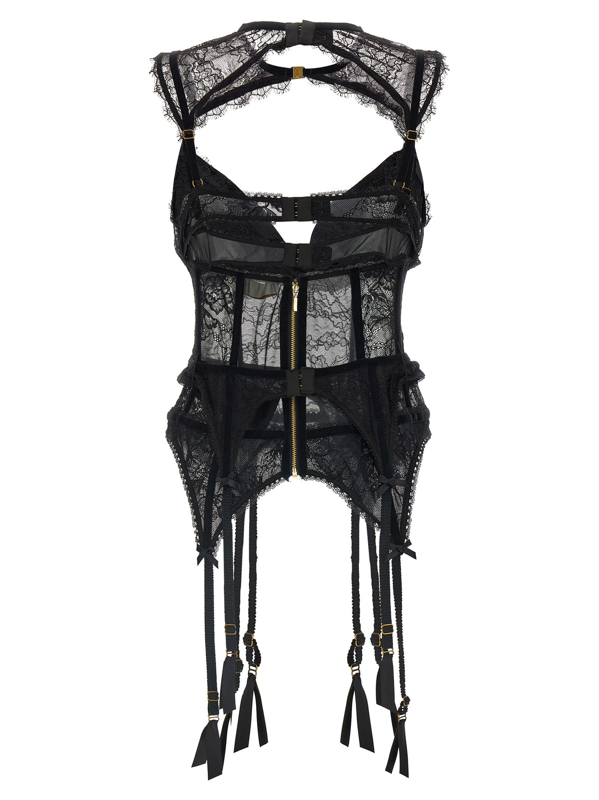 Zimmermann Body Lingerie Nero in Poliammide