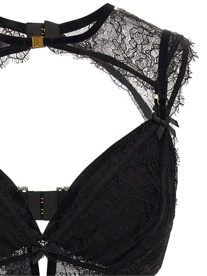 Zimmermann Body Lingerie Nero in Poliammide