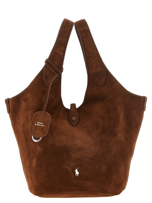 Polo Ralph Lauren Braune Kalbsleder-Tasche