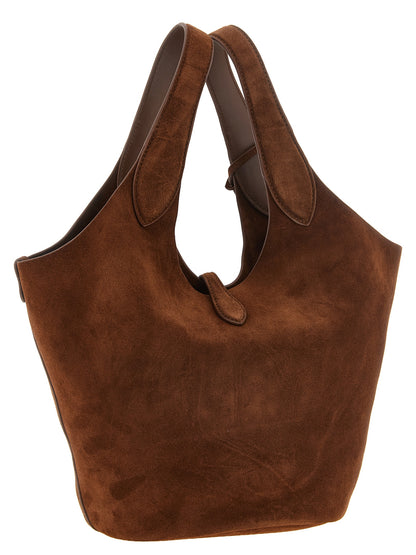 Polo Ralph Lauren Borsa Marrone in Pelle di Vitello