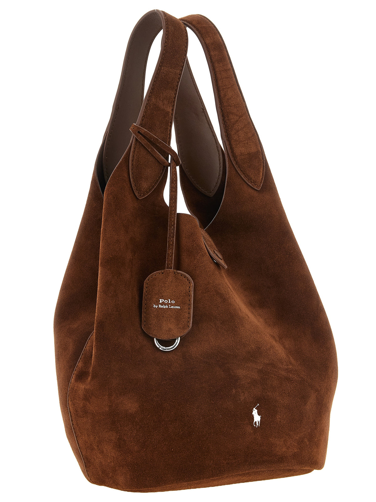 Polo Ralph Lauren Borsa Marrone in Pelle di Vitello